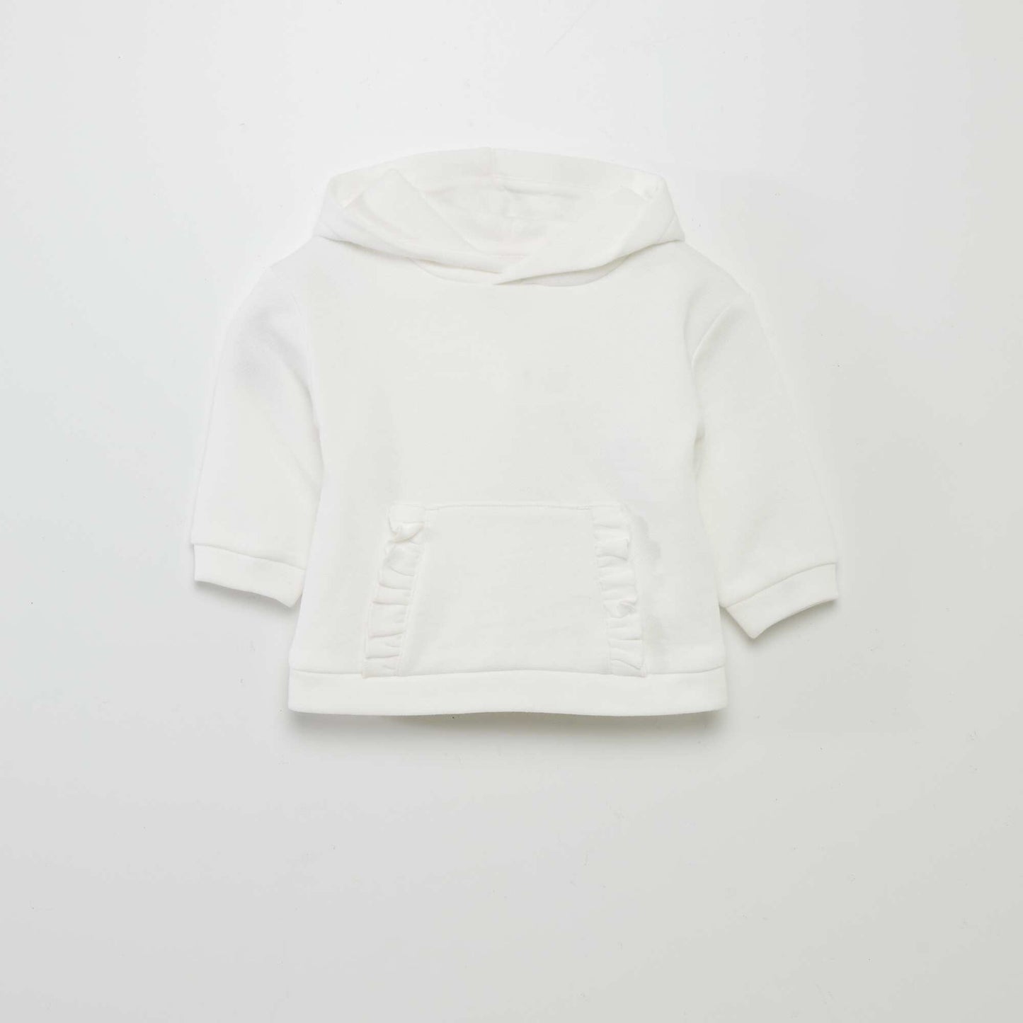 Plain hoodie WHITE