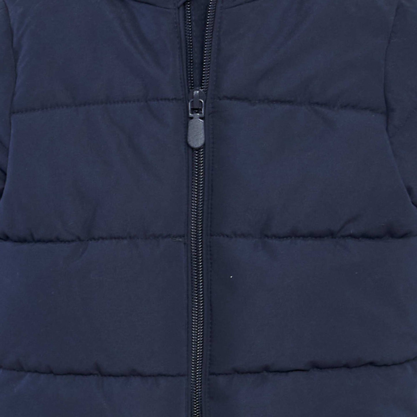 Plain padded jacket BLACK