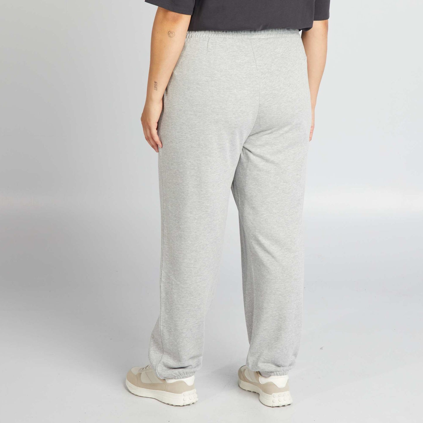 Lightweight sweatshirt fabric joggers GREY