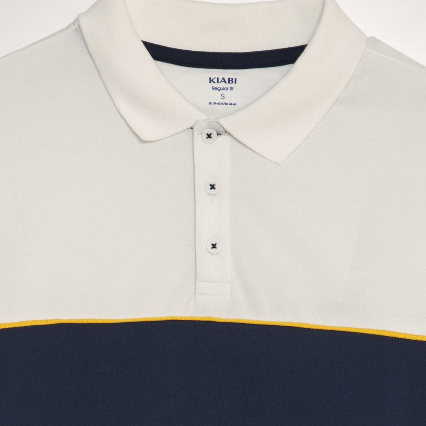 Cotton piqué polo shirt WHITE