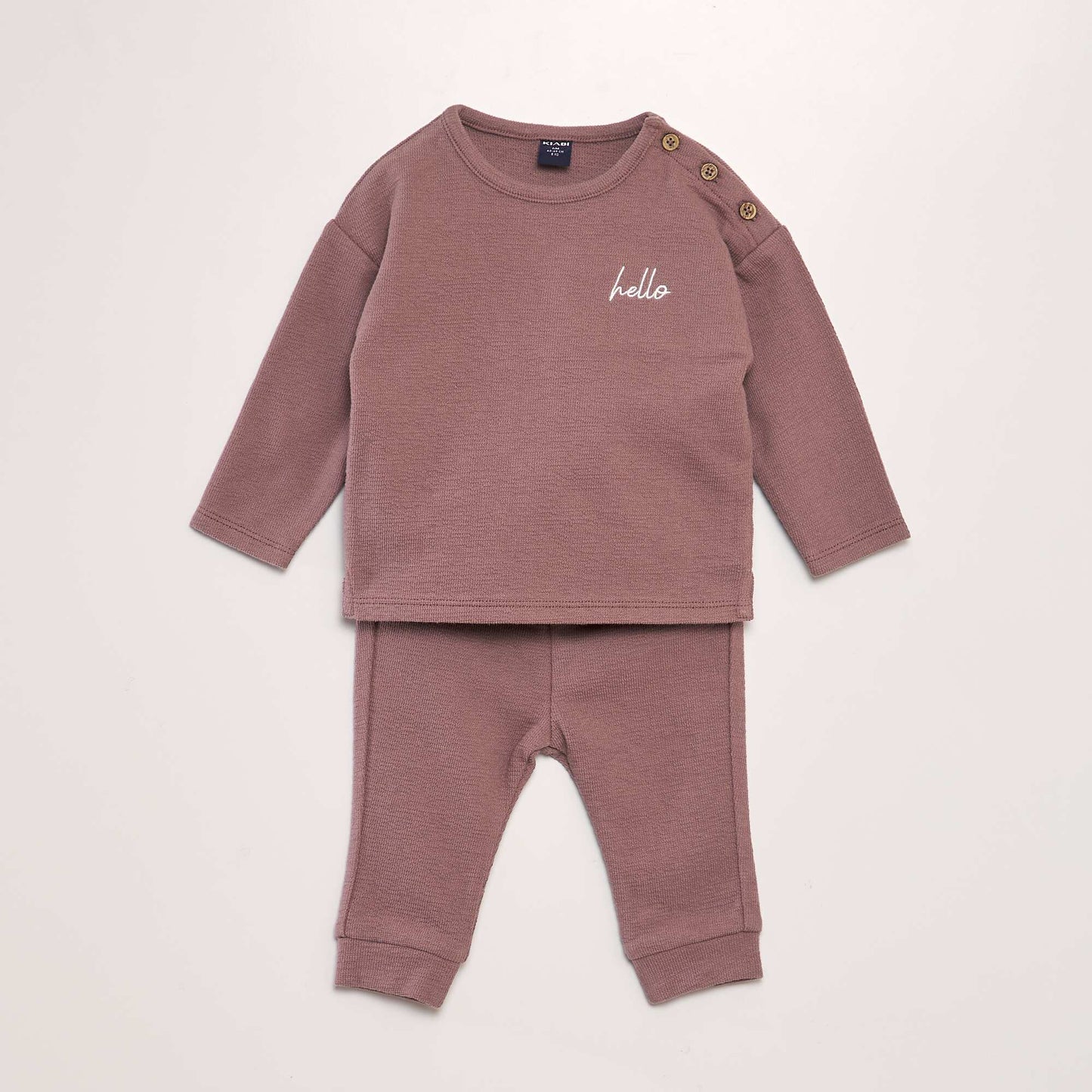 Sweatshirt + trousers set - 2-piece set BROWN