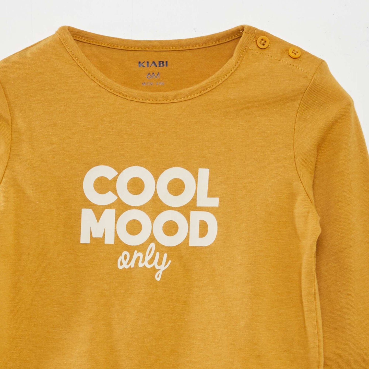 Slogan T-shirt YELLOW