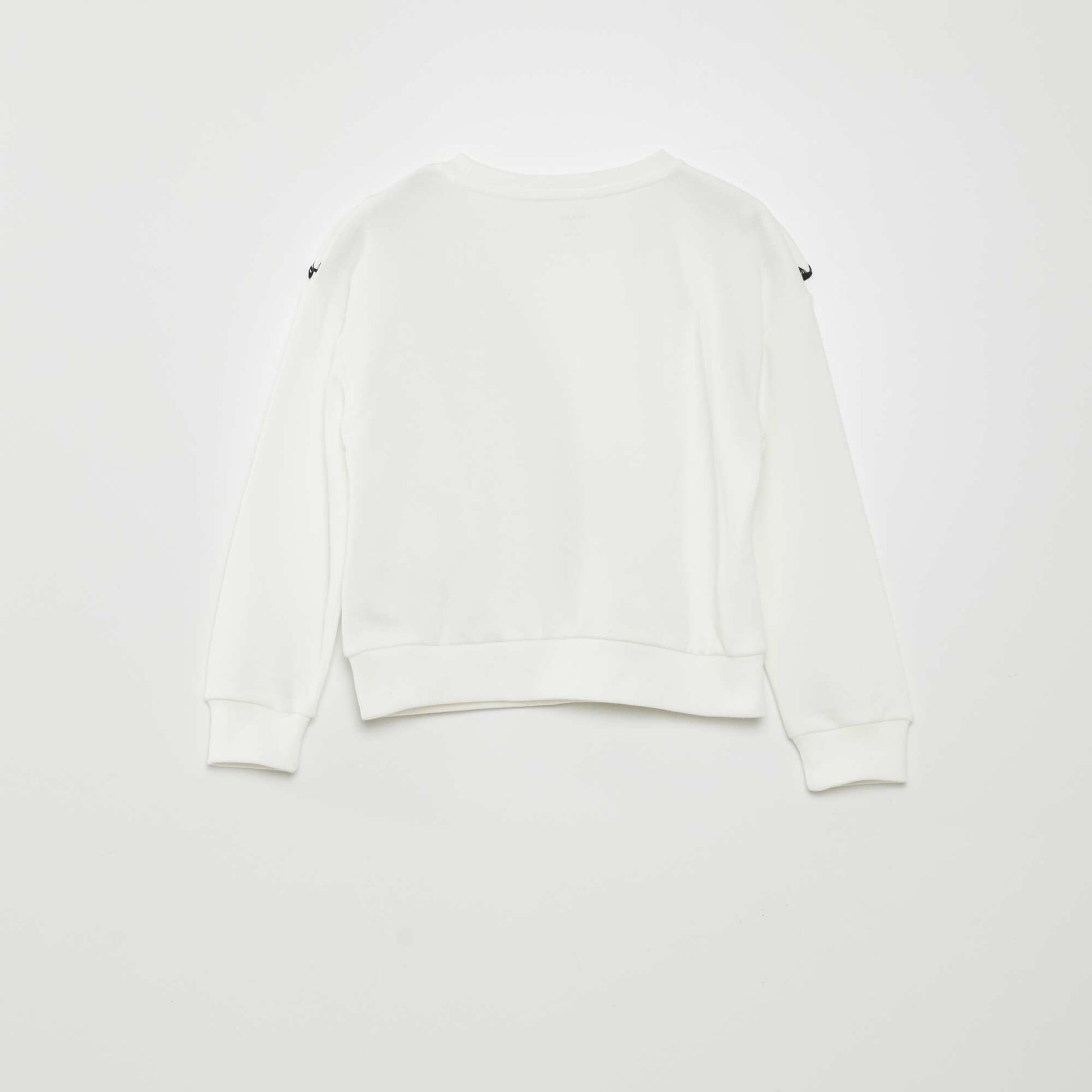 Ruffled sweater WHITE