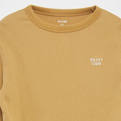 T-shirt + bottoms pyjama set - 2-piece set BROWN