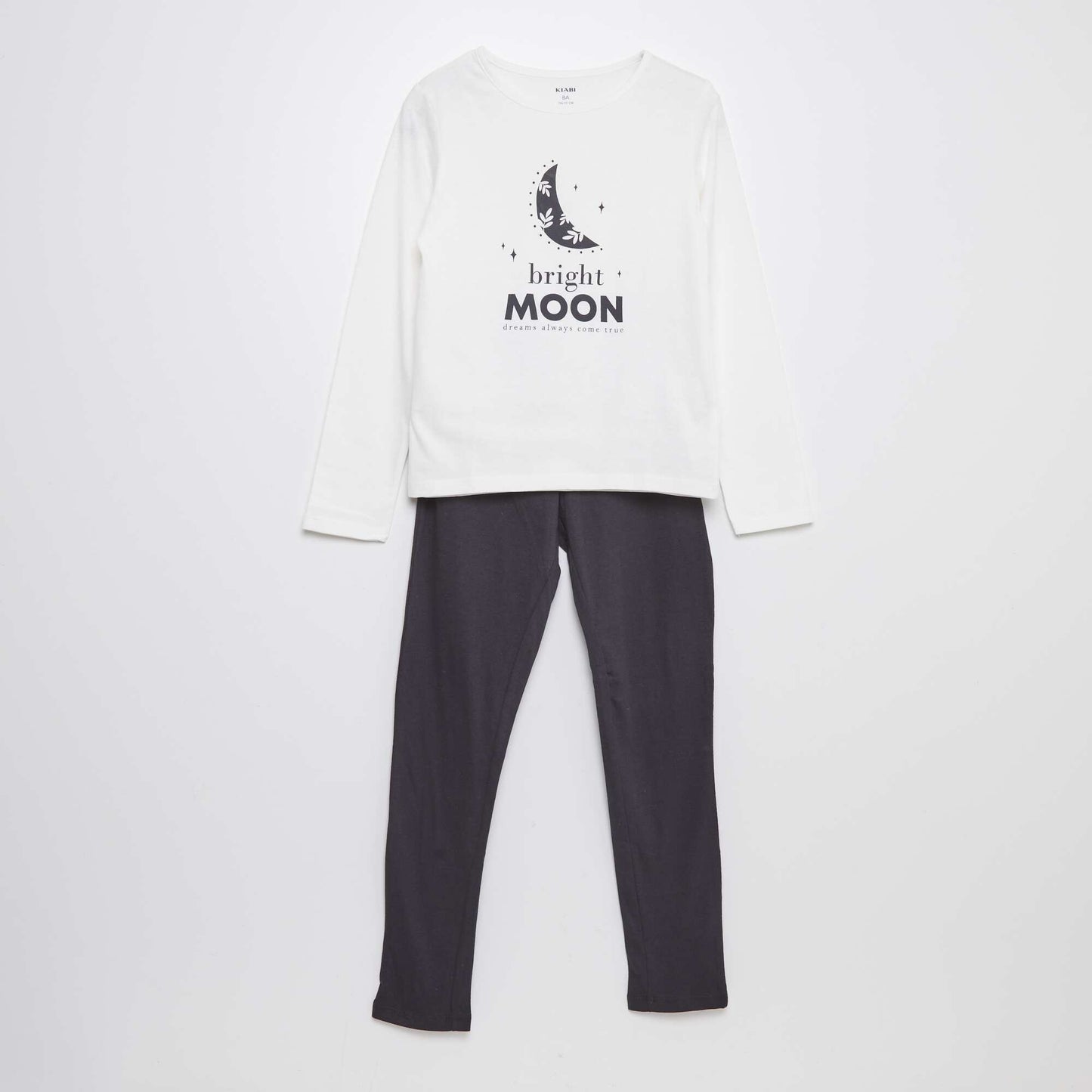 T-shirt and trousers pyjama set - 2-piece set WHITE