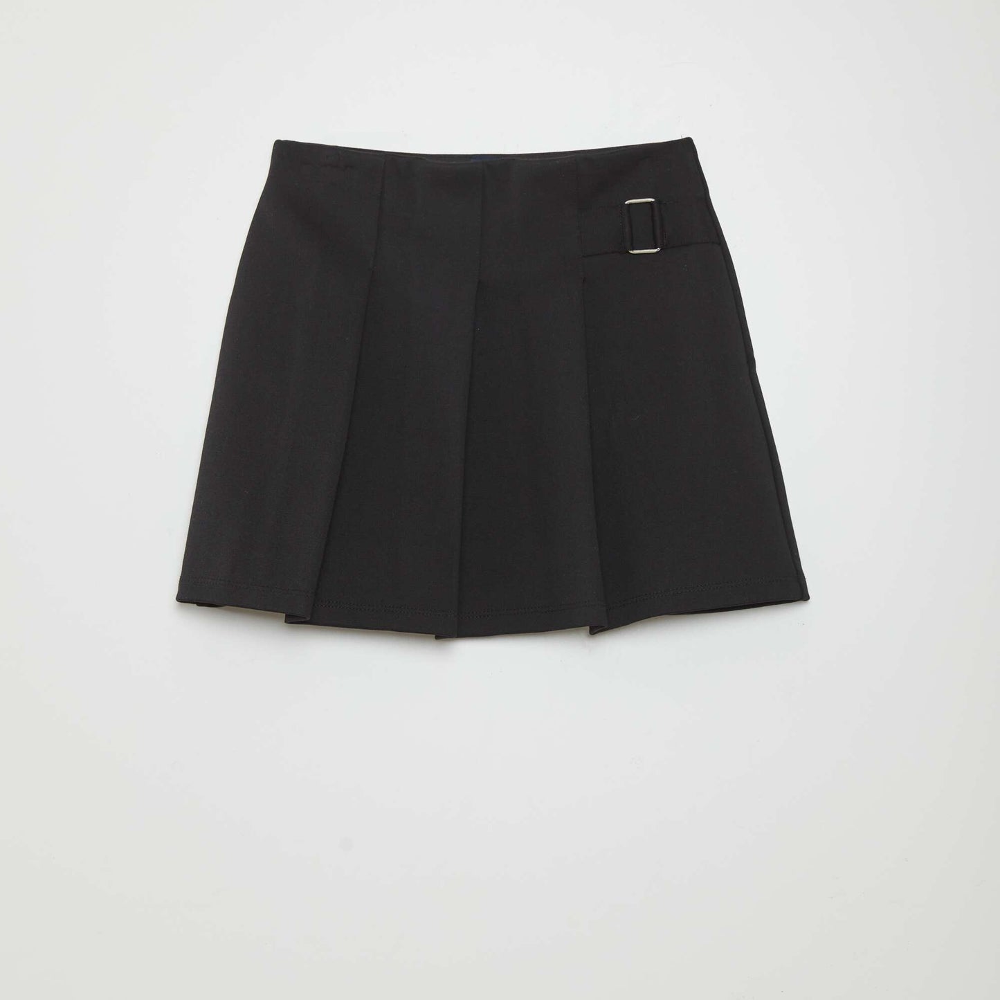 Short Milano knit skirt black