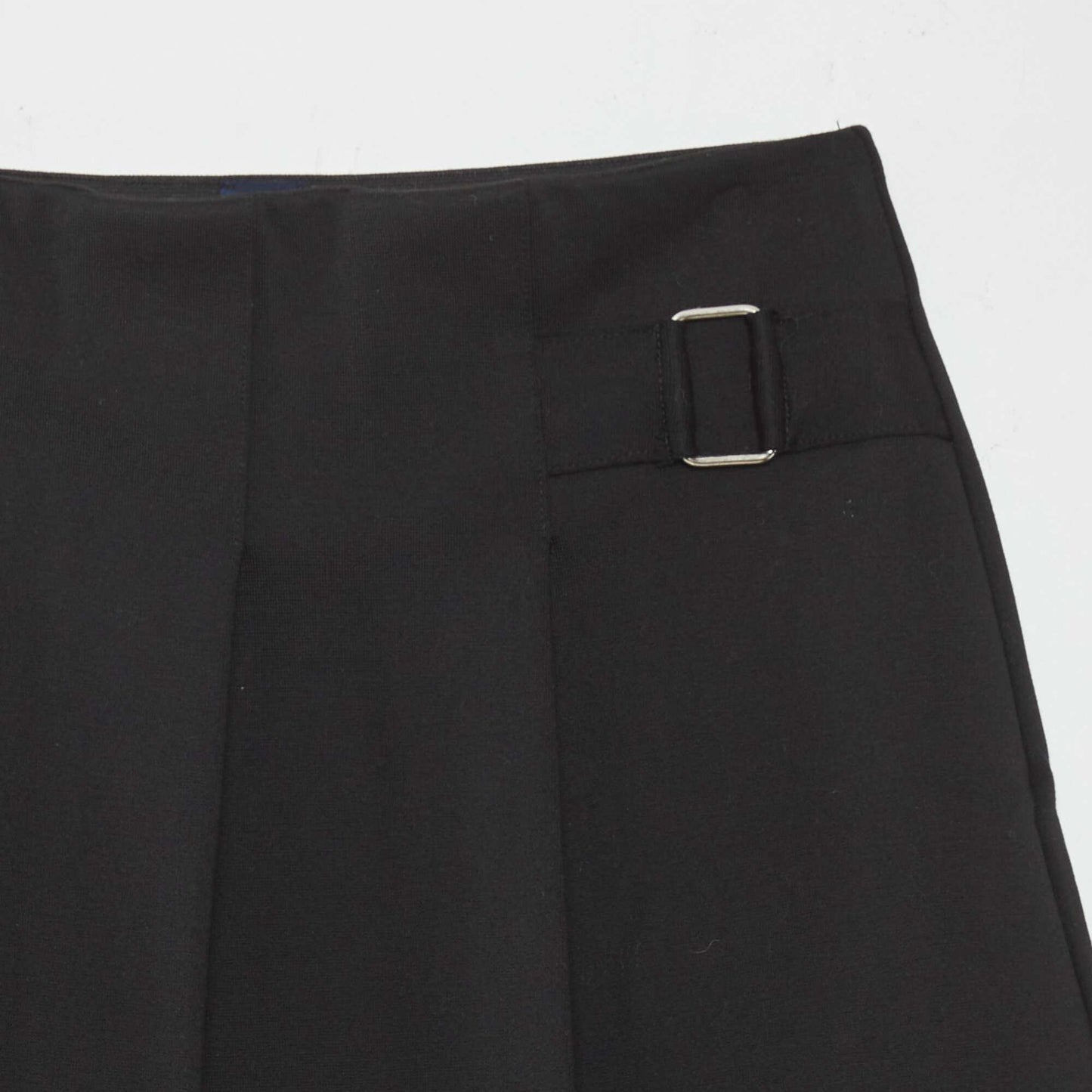 Short Milano knit skirt black