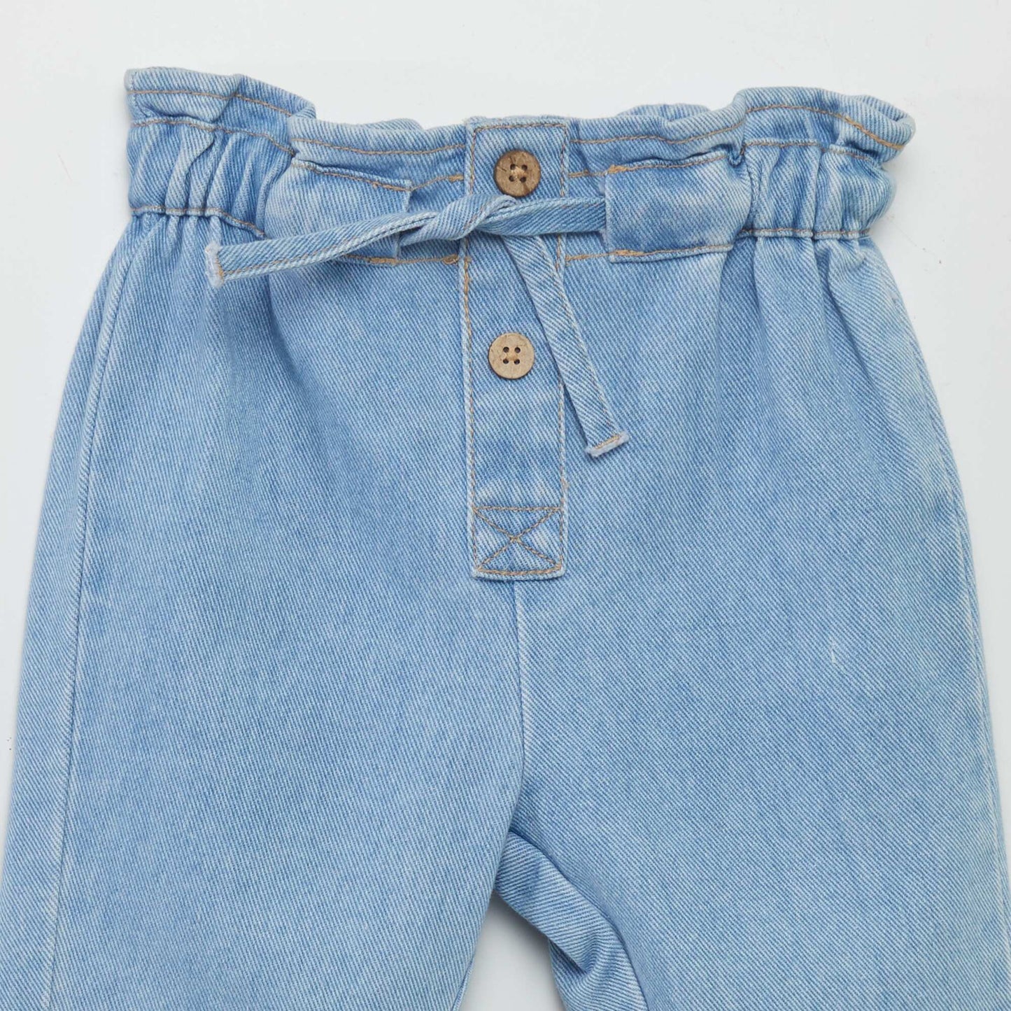 Paperbag jeans BLUE