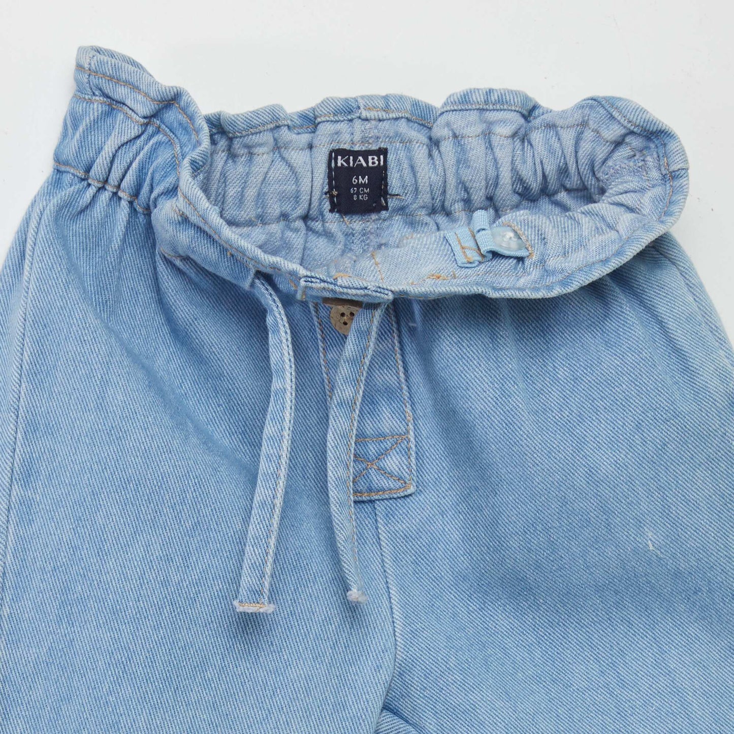 Paperbag jeans BLUE