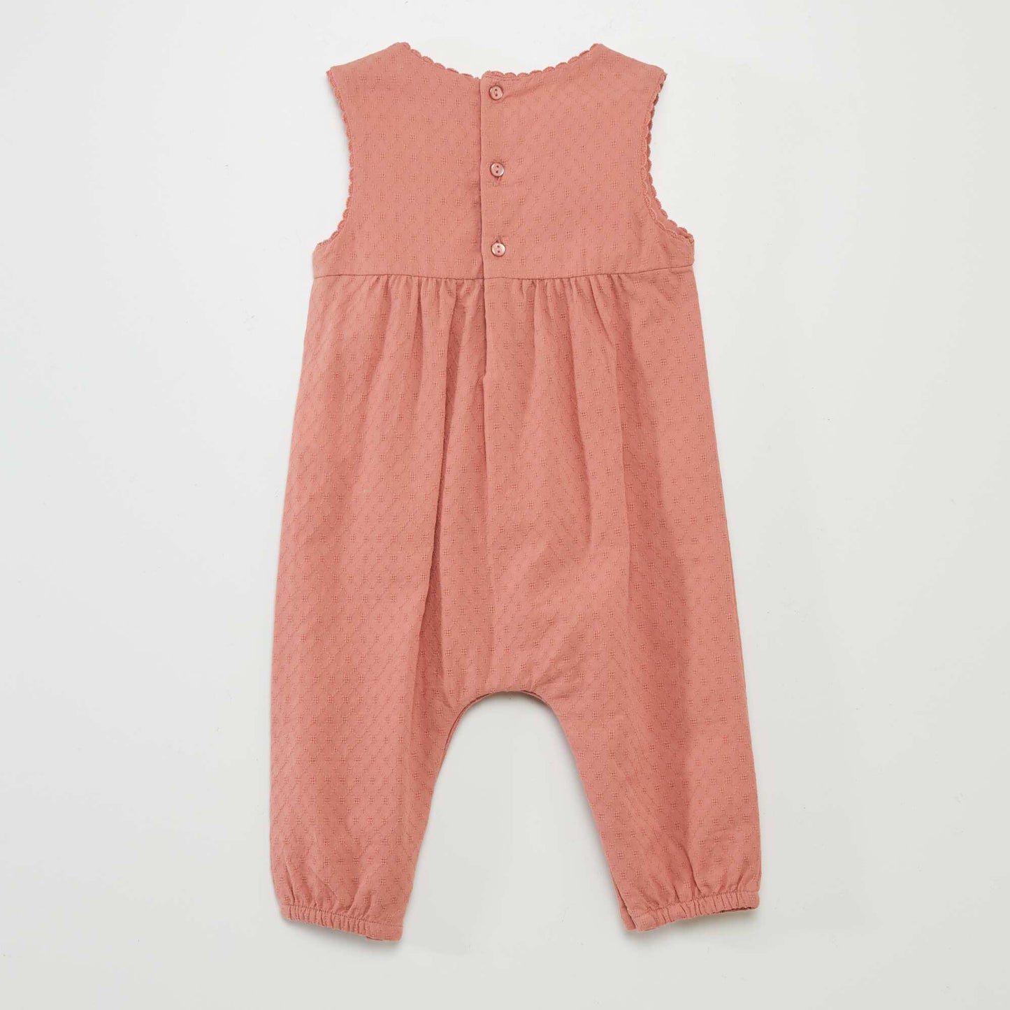 Long sleeveless romper PINK