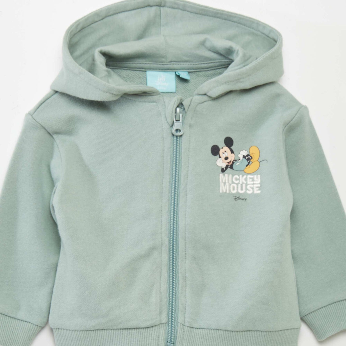 Disney Mickey Mouse zip-up hoodie WHITE