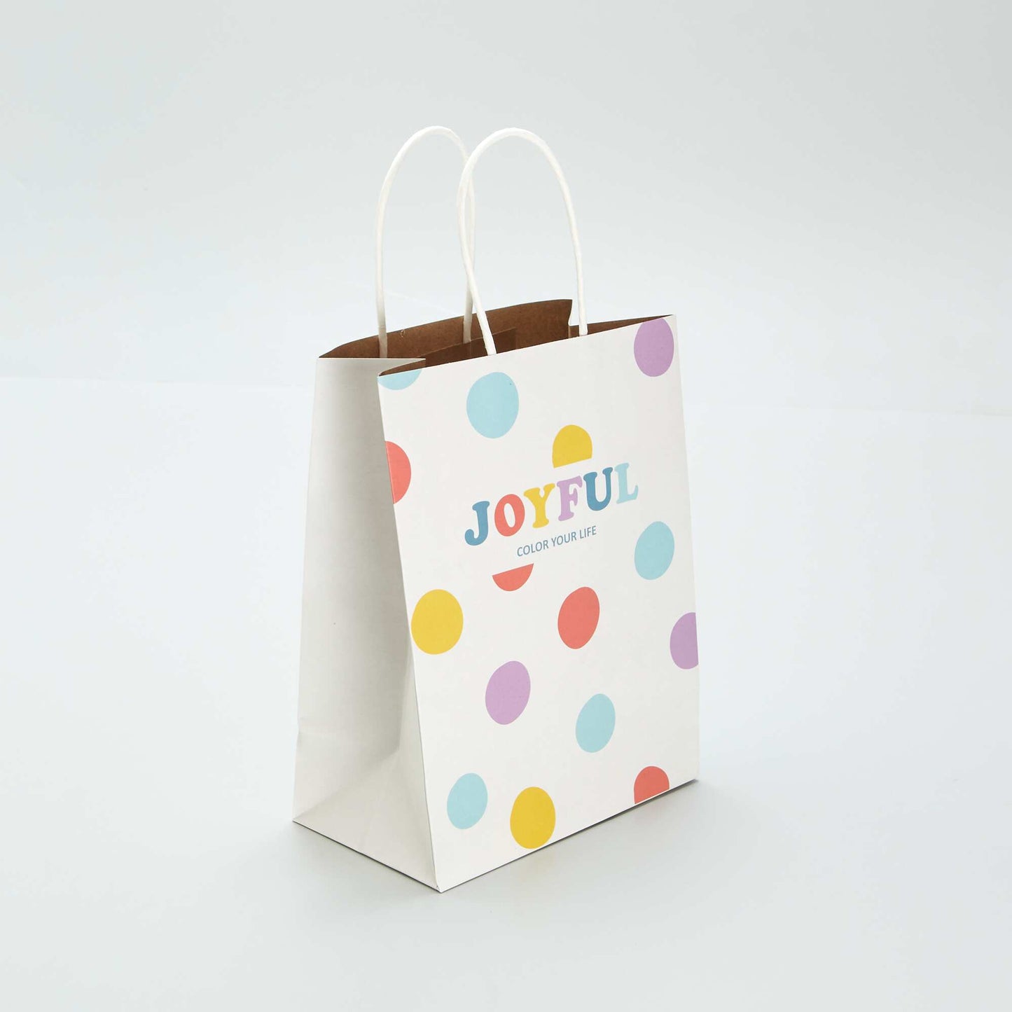 Printed gift bag WHITE