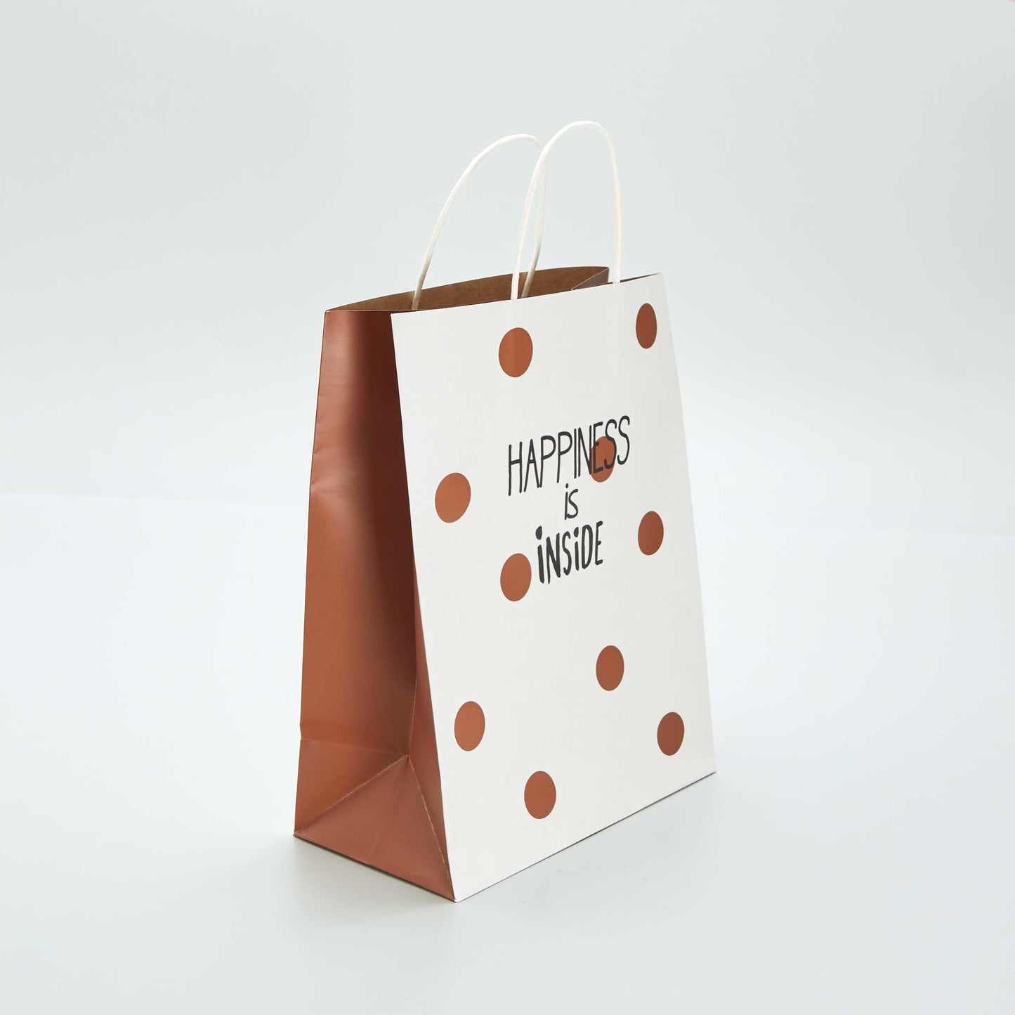 Paper gift bag WHITE