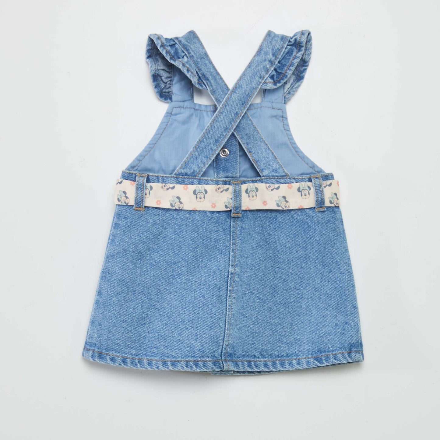 Disney Minnie Mouse denim dungaree dress BLUE