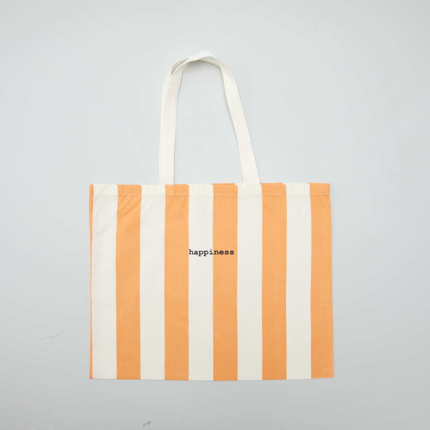 Striped tote bag BEIGE