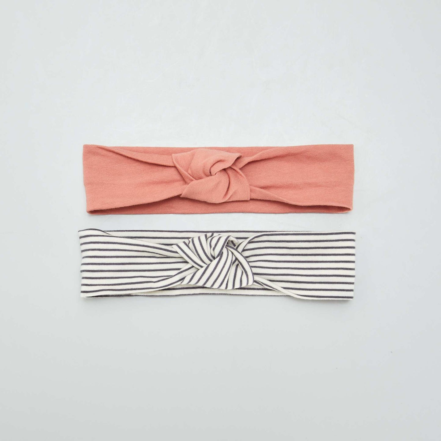 Pack of 2 headbands with bow PINK