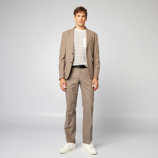 Slim-fit suit trousers BEIGE