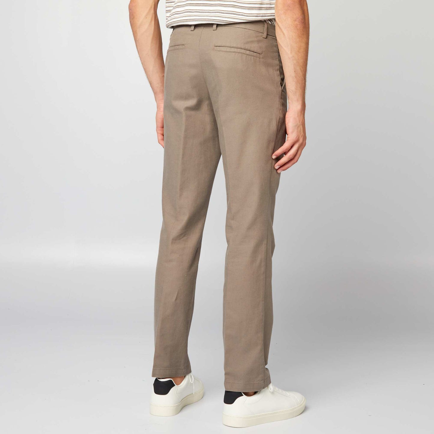 Slim-fit suit trousers BEIGE