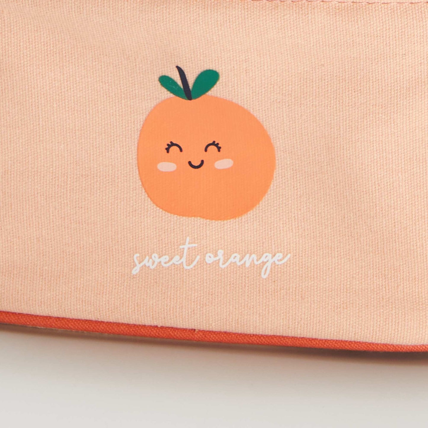 Orange print vanity case ORANGE