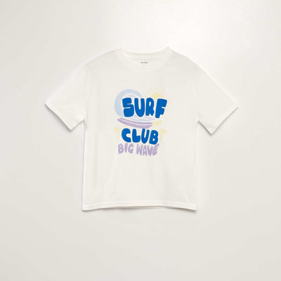 Printed T-shirt BEIGE