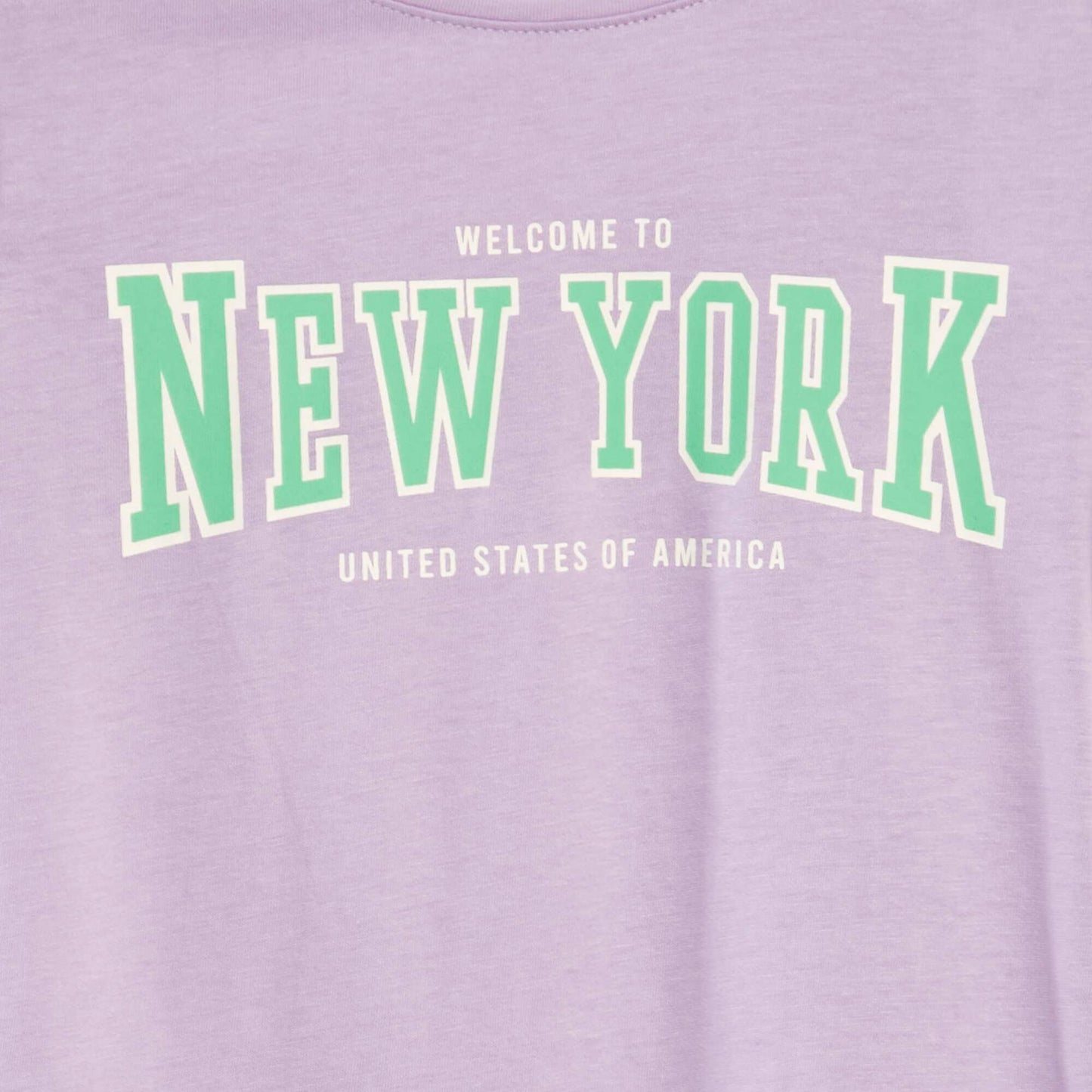 T-shirt with lettering PURPLE