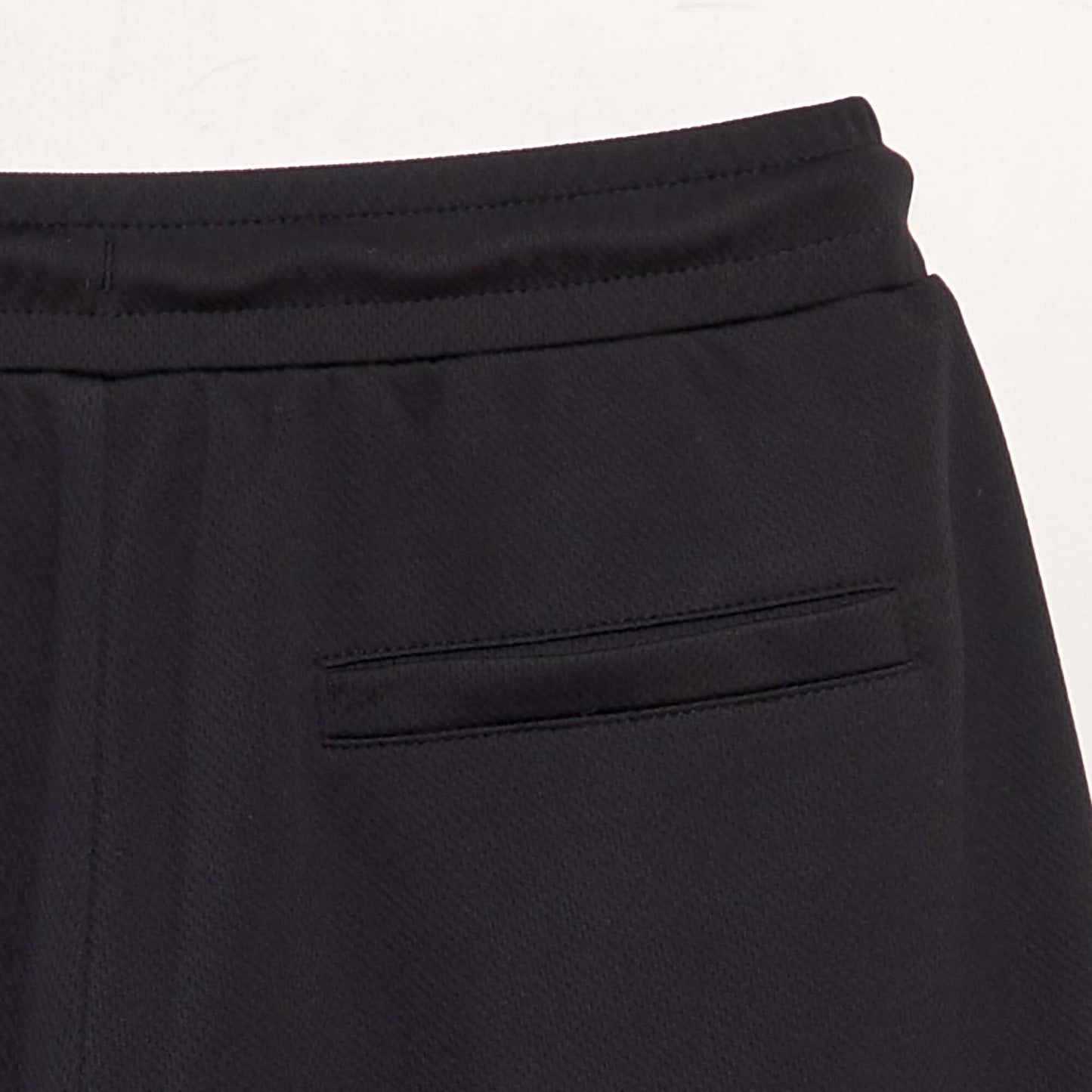 Polyknit Bermuda shorts BLACK