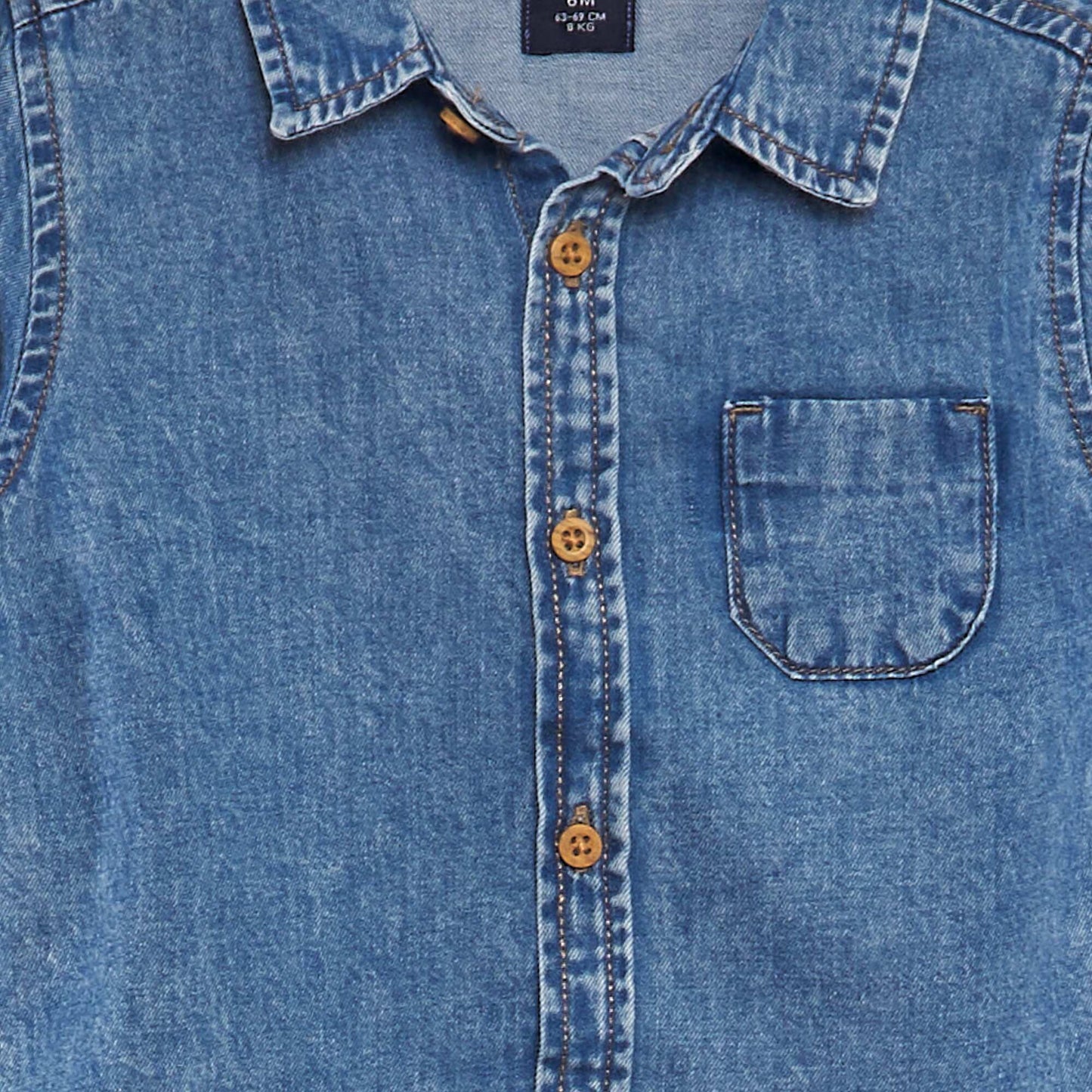 Denim shirt BLUE