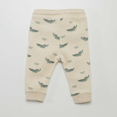 بنطال رياضي باللون البيج