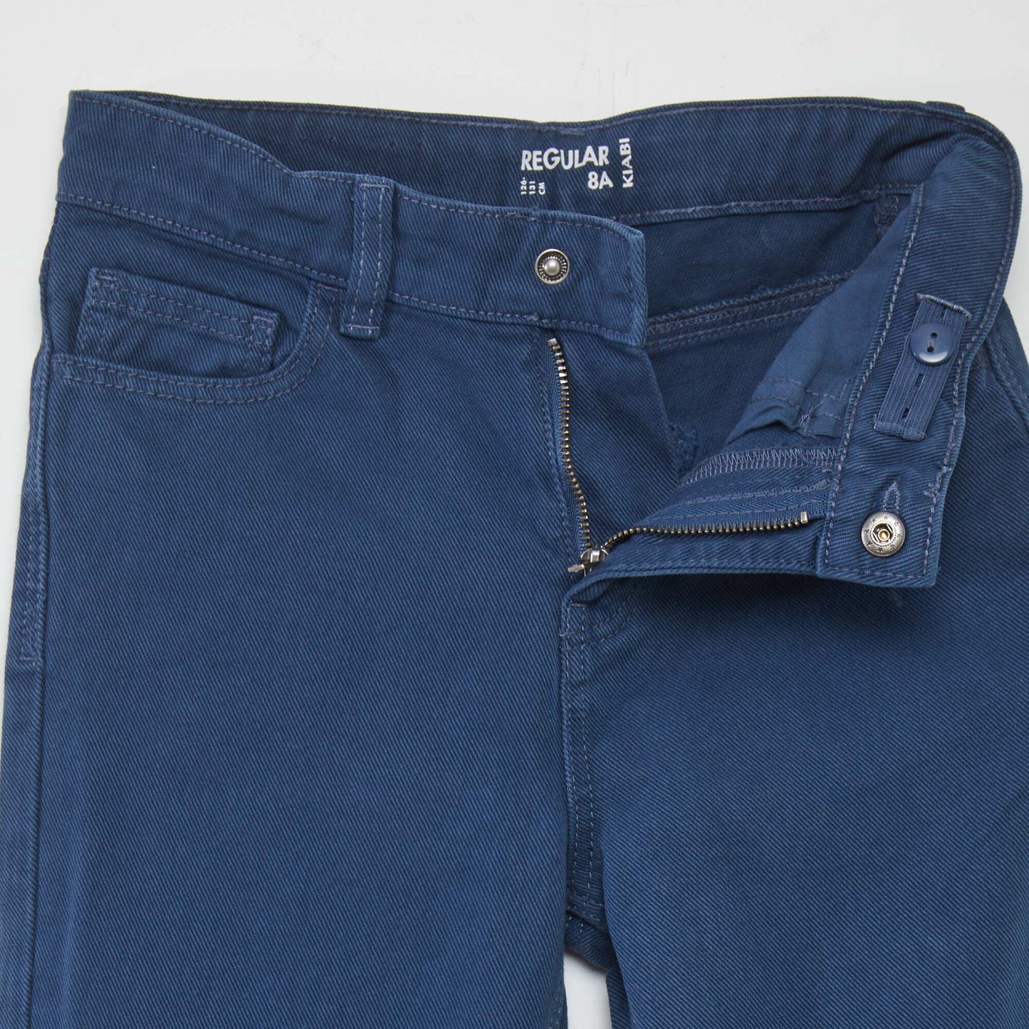 Plain straight-leg jeans BLUE