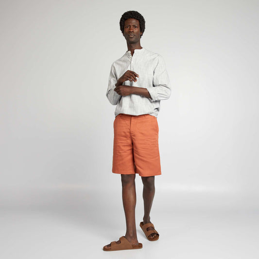 Chino Bermuda shorts BROWN