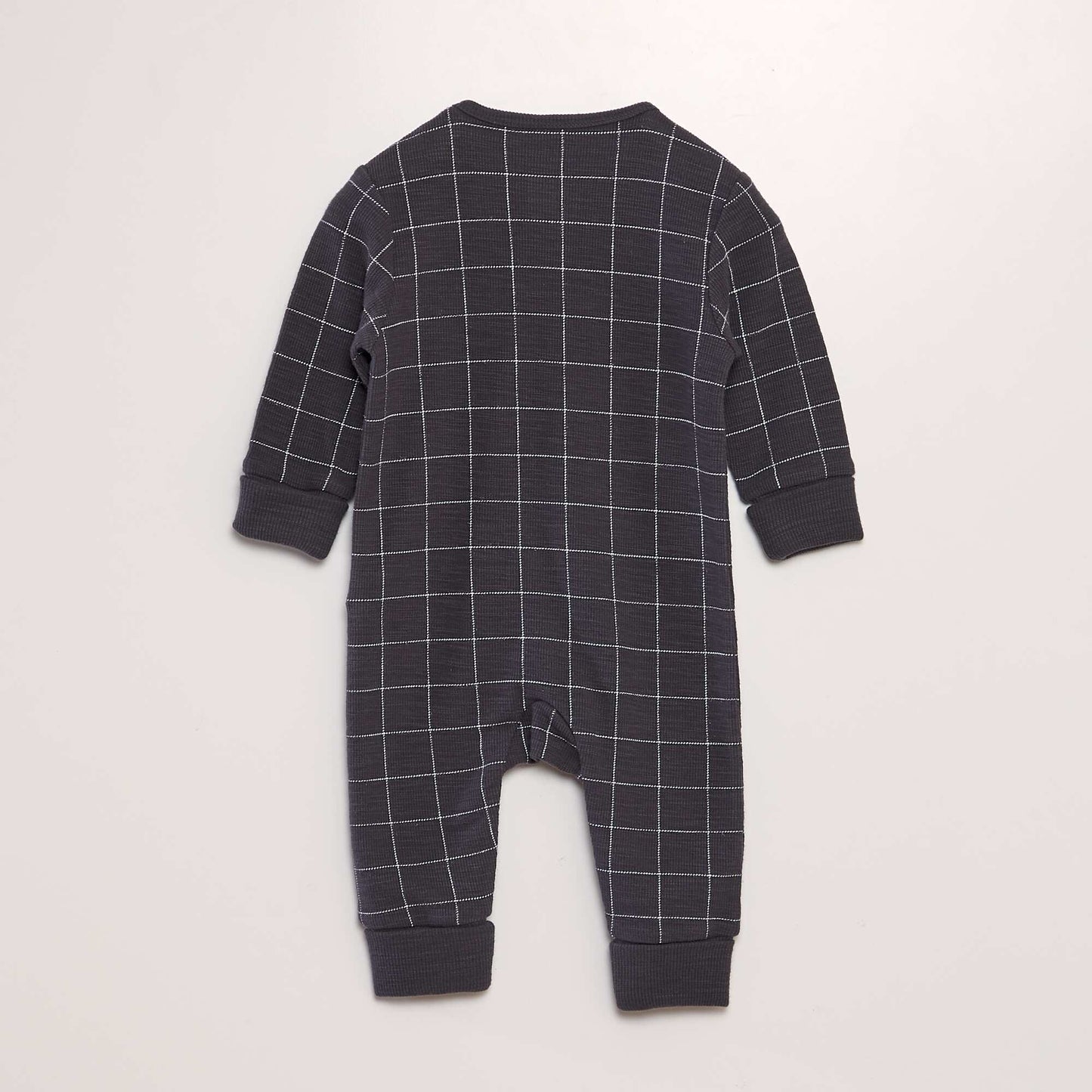 Footless printed sleepsuit BLACK