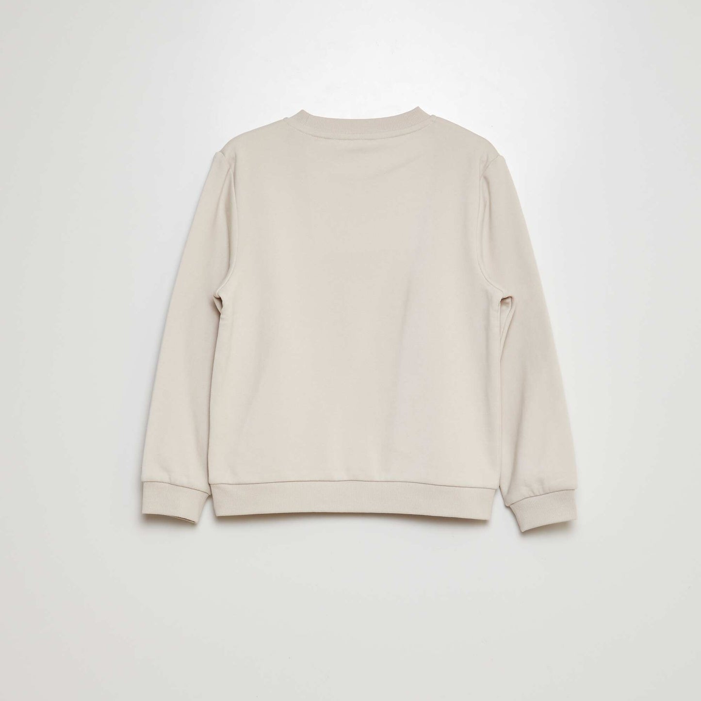 Plain sweatshirt BEIGE