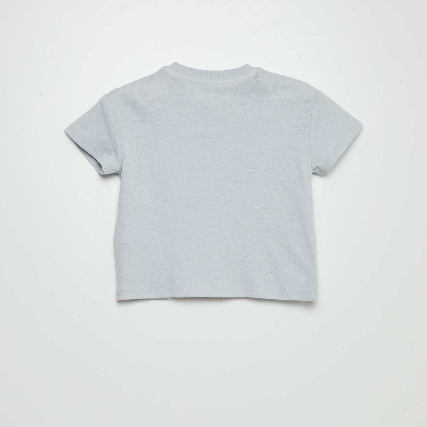 Lightweight linen blend T-shirt GREY