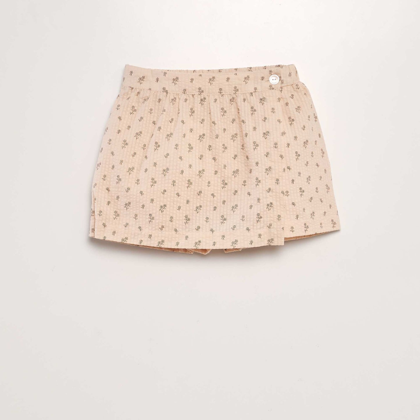 Waffle-knit skort PINK