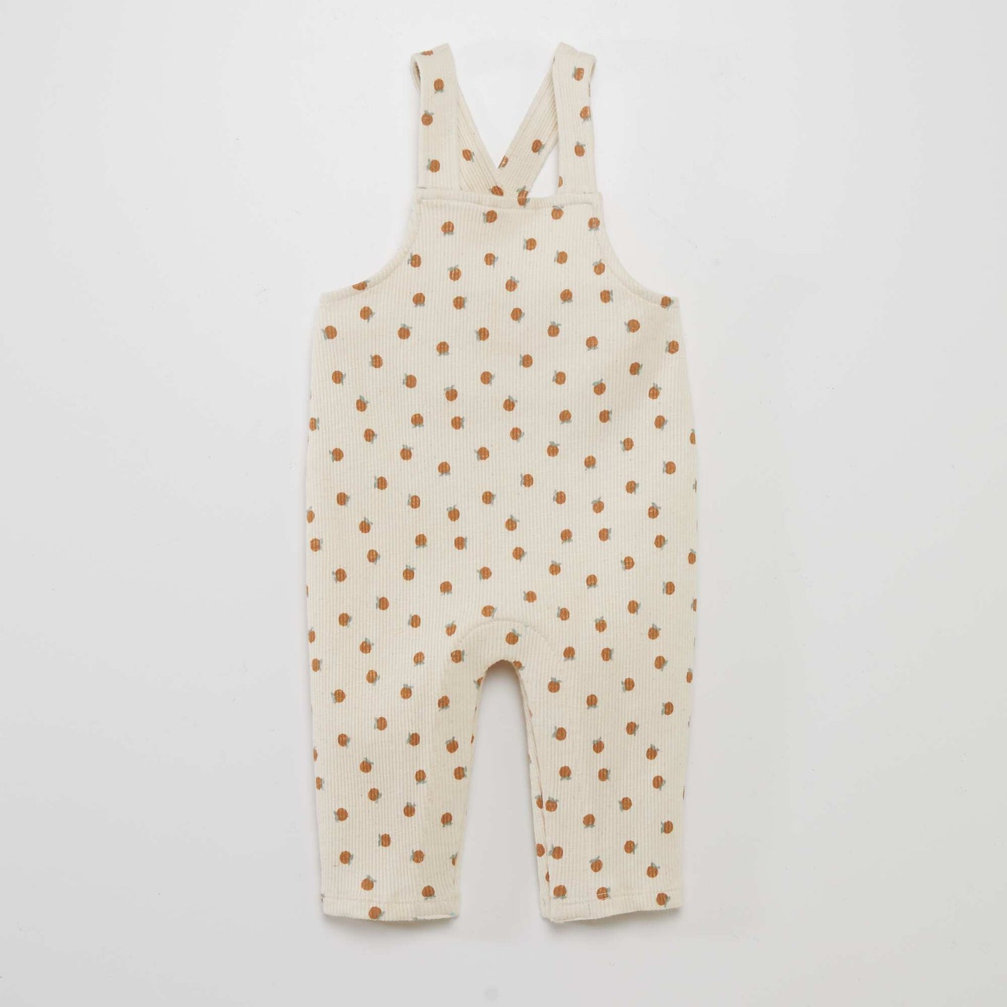 Two-piece set - Dungarees + bodysuit WHITE