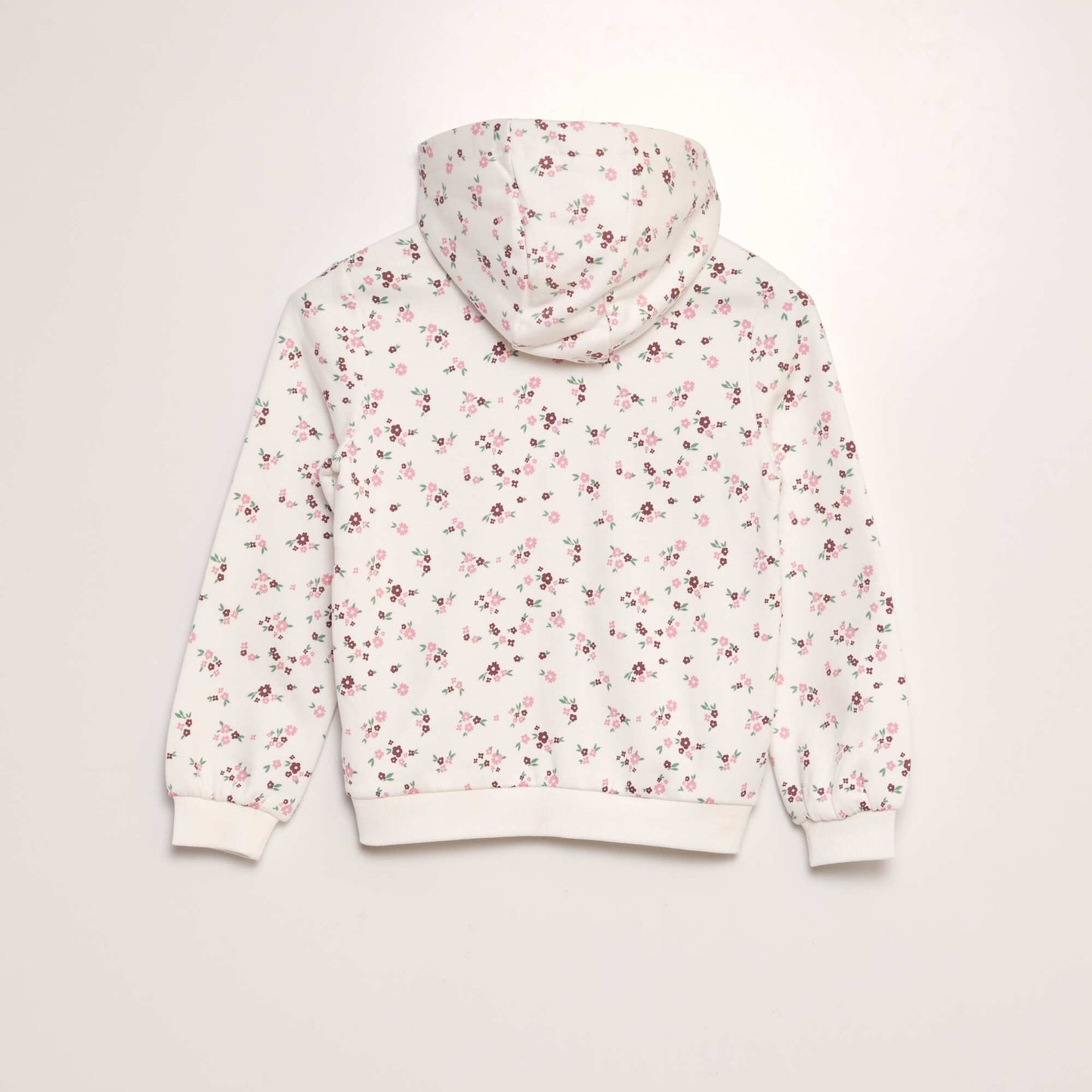 Printed hoodie WHITE