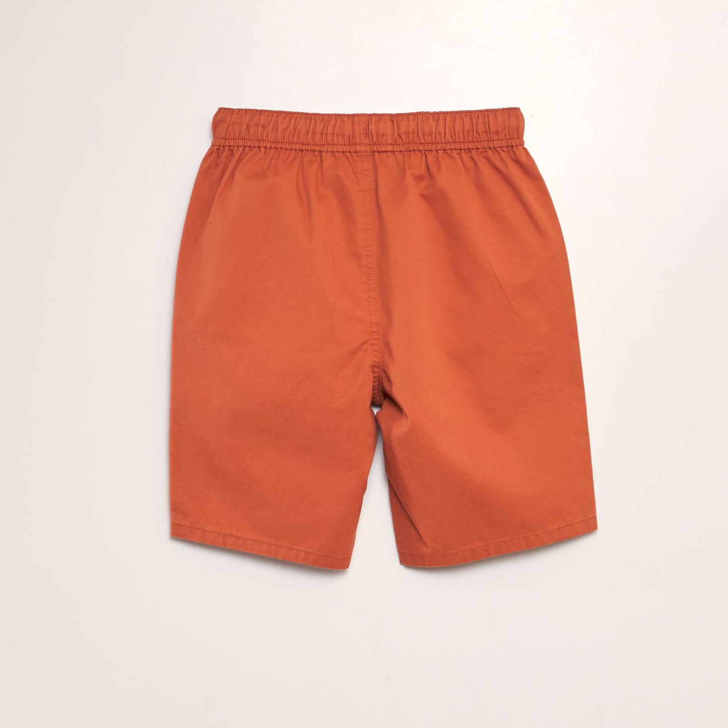 Plain Bermuda shorts orange