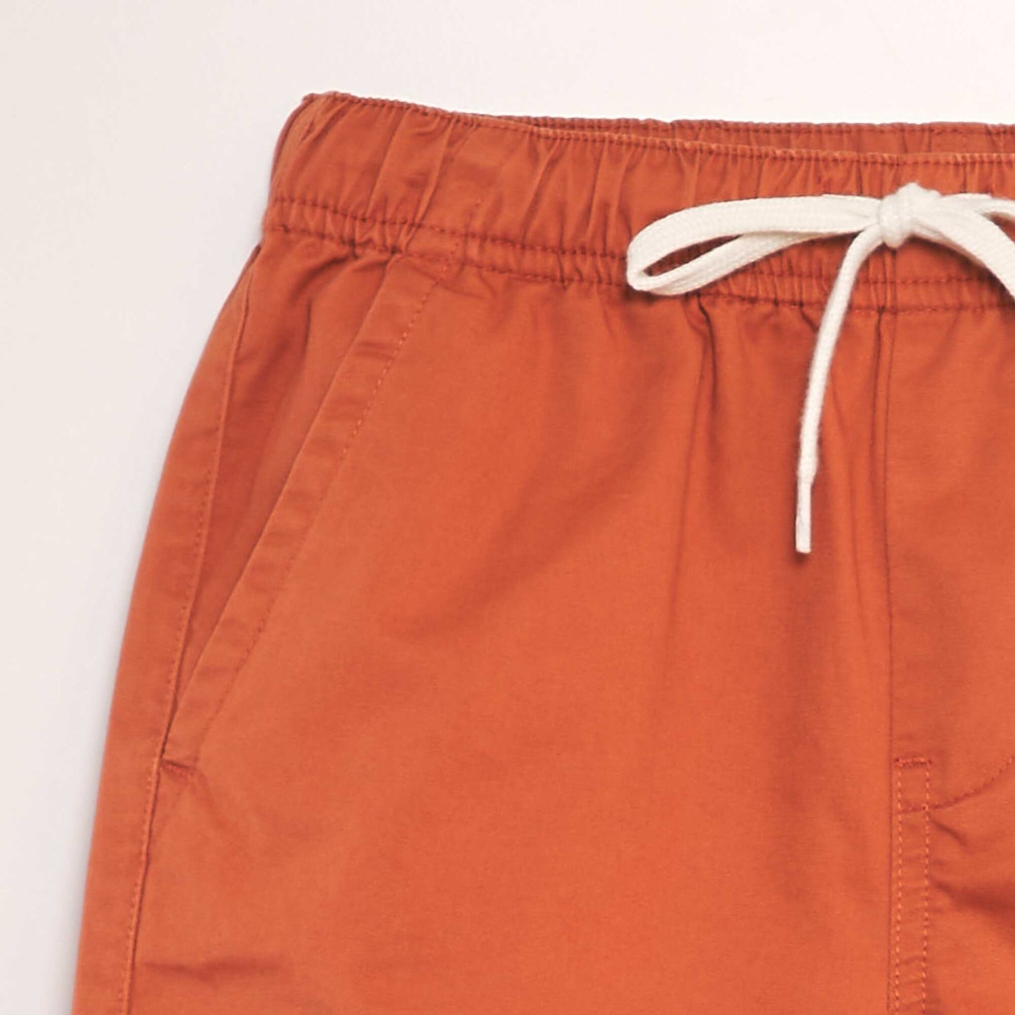 Plain Bermuda shorts orange