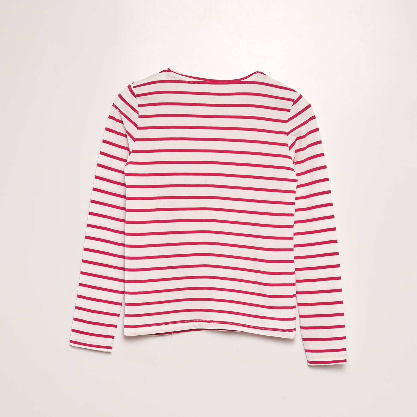 Long-sleeved cotton T-shirt RED