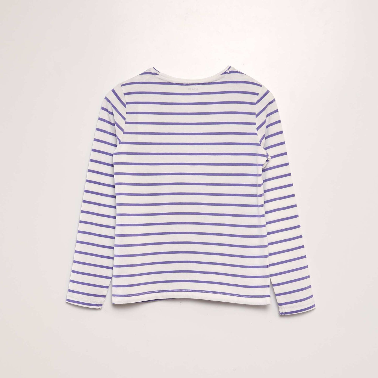 Long-sleeved cotton T-shirt PURPLE