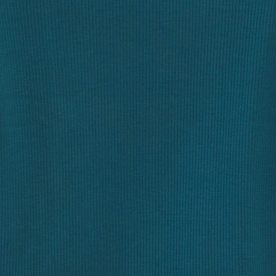 Ribbed T-shirt with long sleeves green