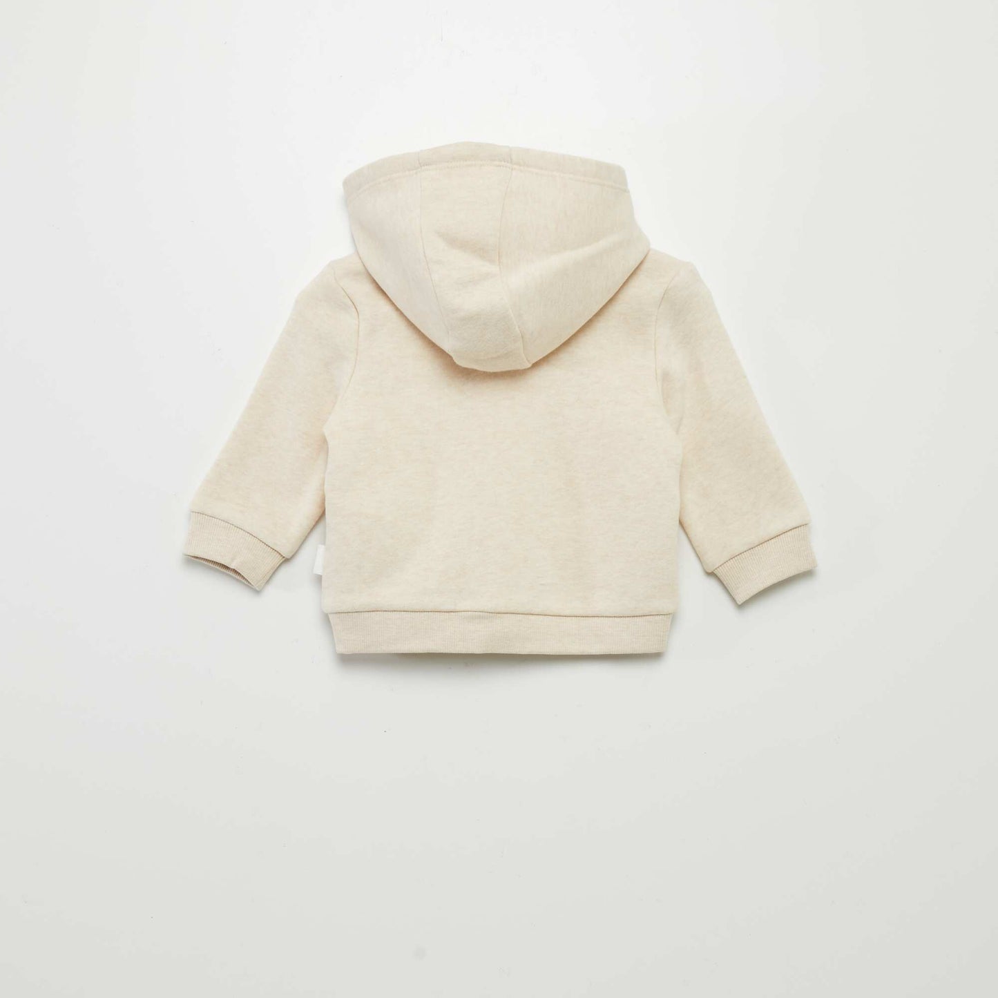 Zip-up hoodie BEIGE