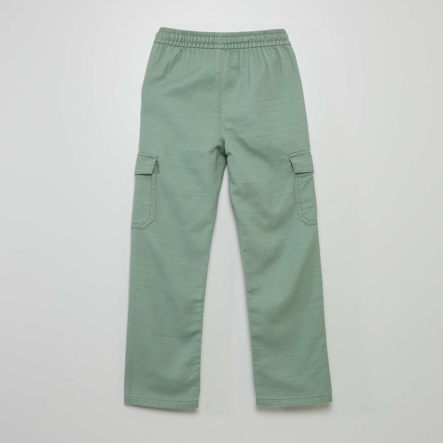 Trousers with flap pockets GREEN