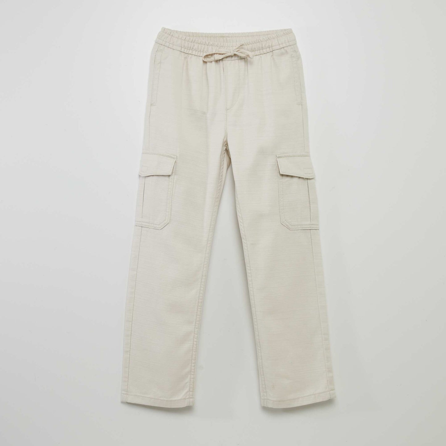 Trousers with flap pockets GREY