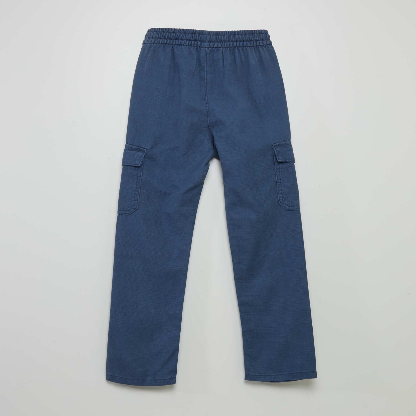 Trousers with flap pockets BLUE