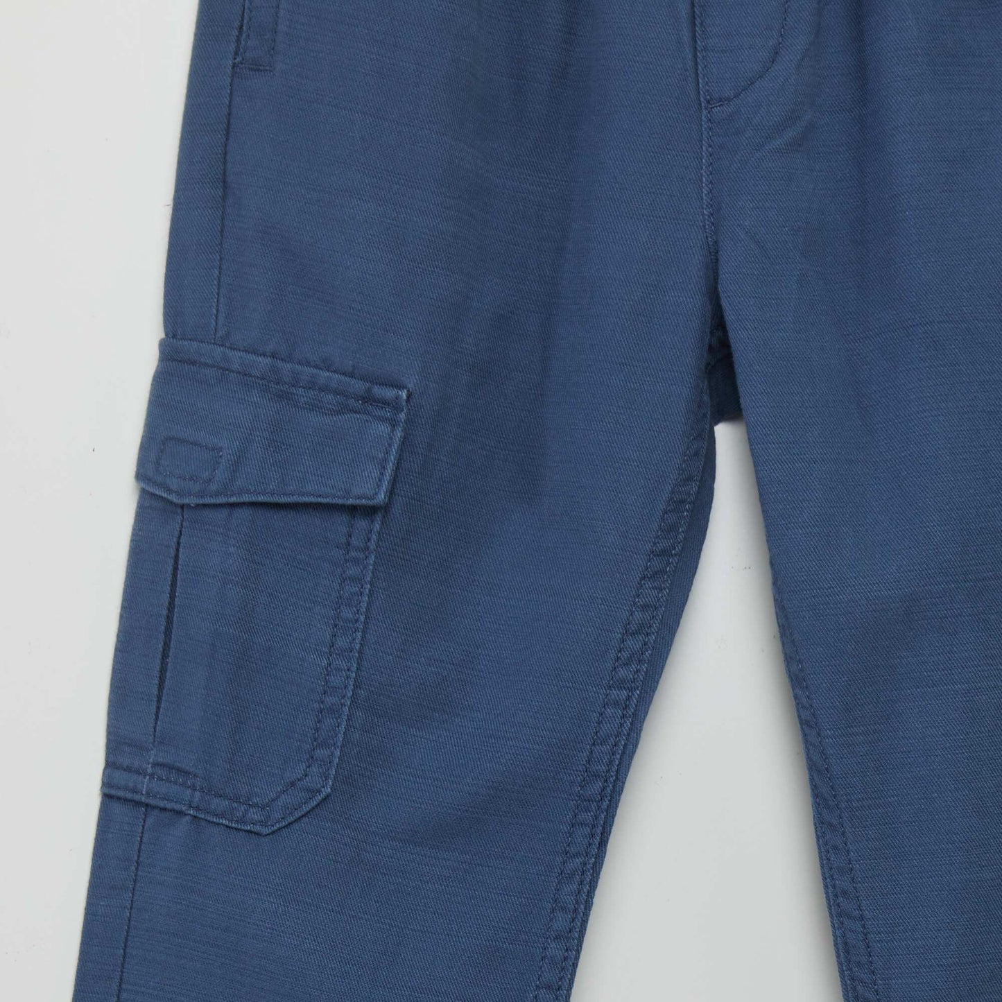 Trousers with flap pockets BLUE