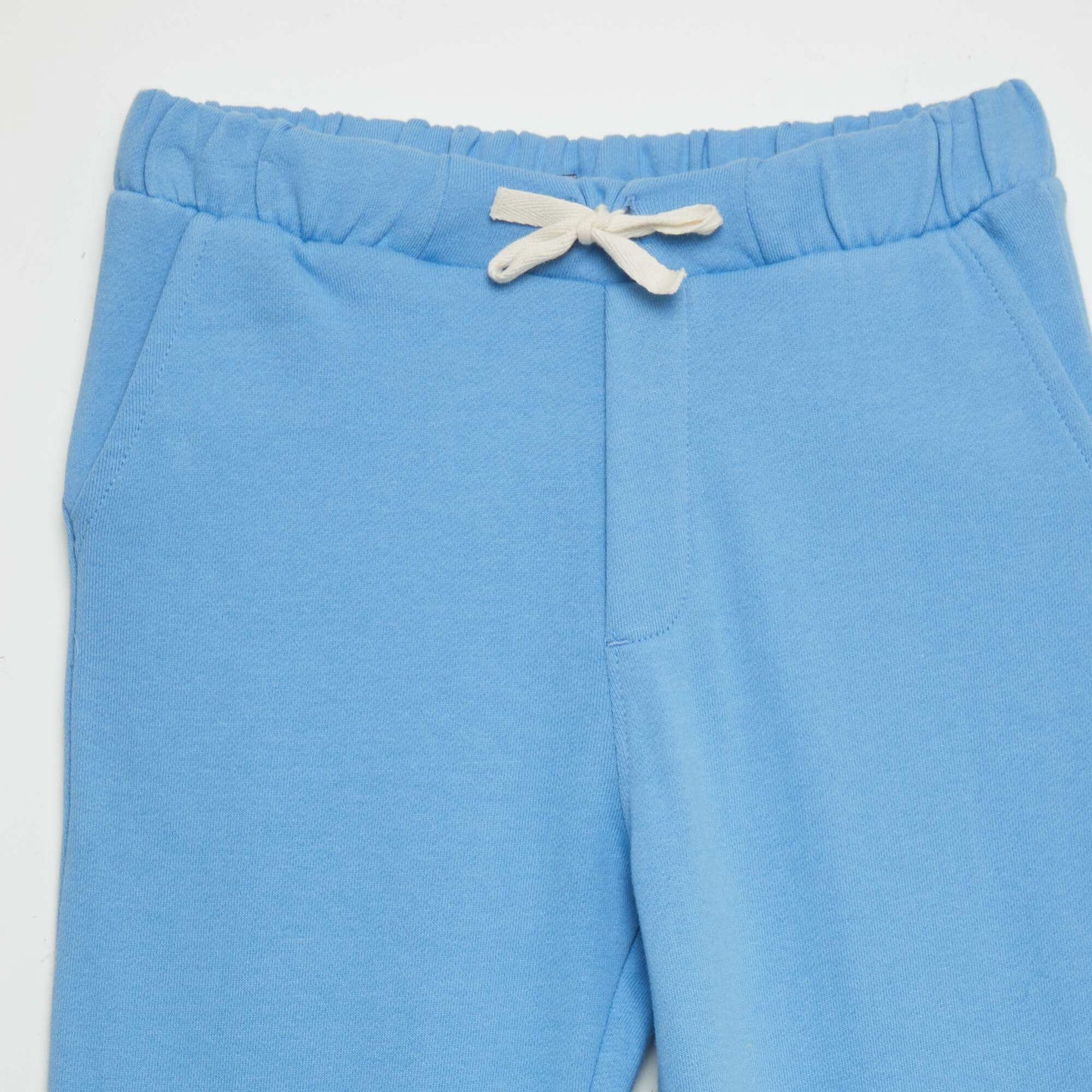 Lightweight sweatshirt fabric trousers BLUE