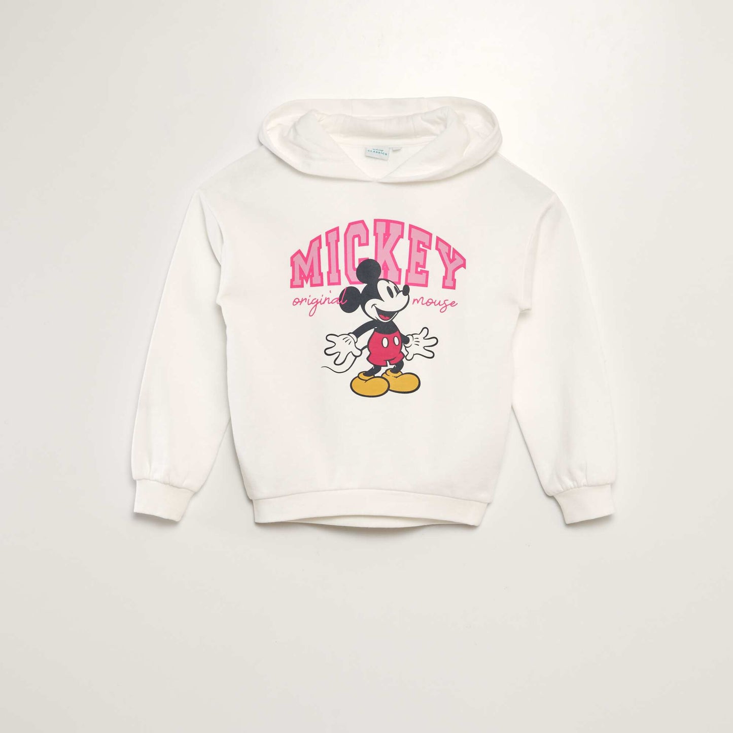 Disney Mickey Mouse hoodie WHITE