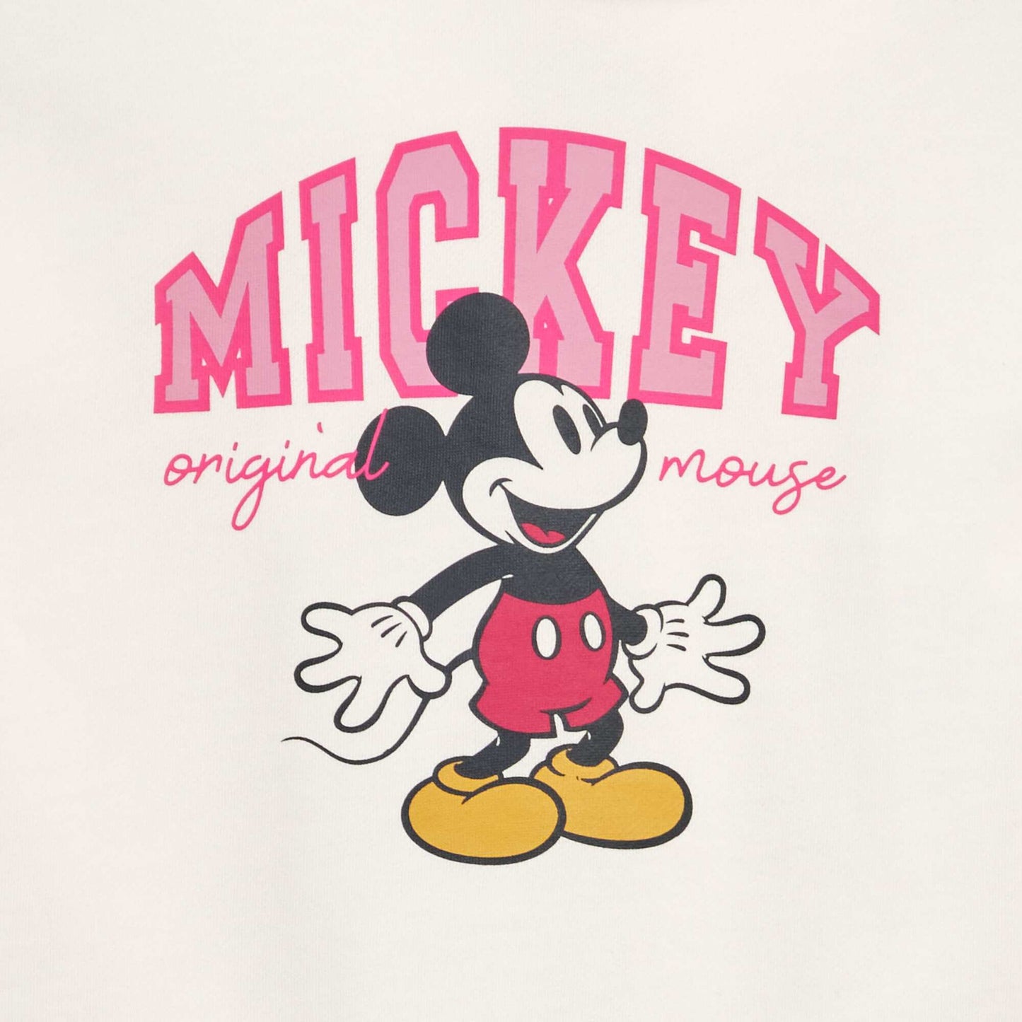 Disney Mickey Mouse hoodie WHITE