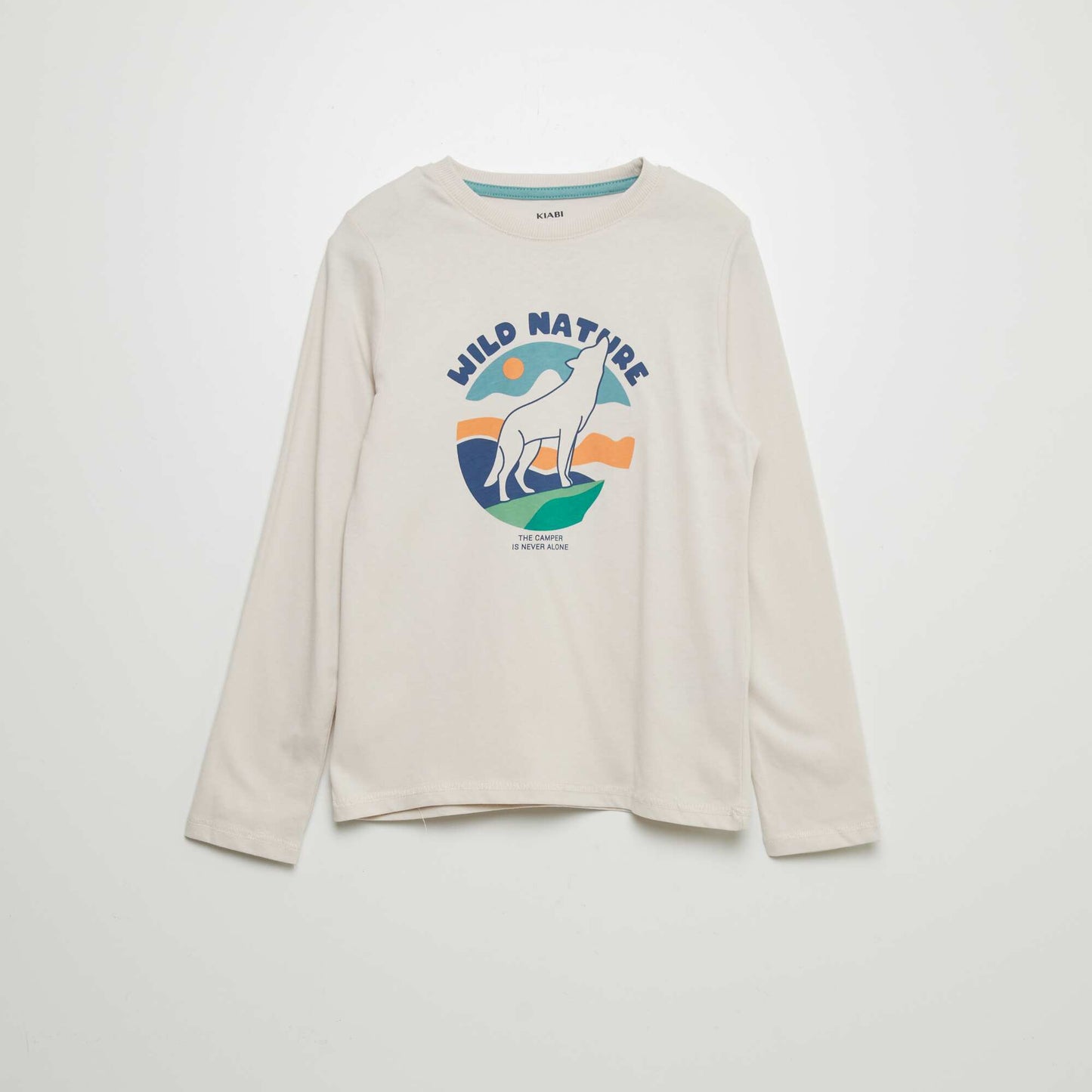 Long-sleeved cotton T-shirt WHITE